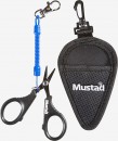 MT025 Mustad Mini-nożyczki do plecionki Superlekkie, aluminiowe nożyczki do cięcia plecionki. Wygodne, gumowe uchwyty, elegancki pokrowiec. Cena w sklepach internetowych waha się w granicach 22 - 25 zł. 