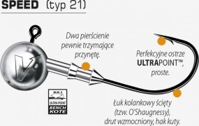 Szczególnie łowcy sandaczy jednogłośnie niemal stwierdzili, że Dragon V-Point VIPER i SPEED to absolutnie najlepsze główki dostępne obecnie na polskim rynku. Główki V-Point powstały nie przy wygodnym biurku konstruktora, a w wyniku wielomiesięcznych testów nad wodą przeprowadzonych przez wędkarzy skupionych w Team Dragon. To właśnie zadecydowało o ich skuteczności i praktycznym zastosowaniu na każdym łowisku w Polsce, a także na wielu wodach poza granicami naszego kraju.