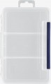 Lure Case LURE CASE (SS, S, M, L, LL, HD, 3L) Siedem transparentnych pudełek różnej wielkości o stałych przegródkach (z wyjątkiem modelu SS i HD o wymiennych ściankach) umiejscowionych w poprzek. Pudełka mają bardzo uniwersalne zastosowanie od przechowywania drobnych akcesoriów po średnie przynęty spinningowe. Pudełka „Lure Case” są kompatybilne ze skrzynkami „8050”, „3080” i „3078”. Model HD ma zwiększoną pojemność, dzięki wysokości 6 cm.