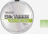 SILK TOUCH – miękka jak jedwab (nowość) 8-splotowa plecionka do metody spinningowej i castingowej wytworzona w 100% z włókien HPPE najwyższej jakości. Powierzchnia tej linki poddana została specjalnemu procesowi obróbki termicznej, poprawiającemu jej gładkość i stwarzającemu wrażenie miękkości. Dostępna w dwóch wersjach: SILK TOUCH 8X CLEAR i SILK TOUCH 8X NEON.