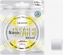 NANO CLEAR 8 W produkcji tej plecionki zastosowano nanotechnologię w procesie barwienia włókna HPPE (tzw. Nanocrystals Dyeing Process). Dzięki kierunkowemu ułożeniu kryształków barwnika, światło zamiast się odbijać – ulega załamaniu i niemal całkowitemu rozproszeniu. Co bardzo ważne, zjawisko to występuje w pełni dopiero pod wodą, a efekt jest różny w zależności jej głębokości. Jeżeli dodać do tego, że Nano CLEAR 8 jest w większości wypadków bardzo dobrze widoczna nad wodą, otrzymamy linkę wędkarską o idealnych, z punktu widzenia wędkarza, parametrach optycznych, dobrze widzianą przez łowiącego, a niewidoczną dla ryb. Nano CLEAR 8 jest nierozciągliwa, okrągła w przekroju, gwarantuje znakomitą wytrzymałość statyczną i dynamiczną. Wszystkie te parametry czynią ją idealną do delikatnych metod połowu. Grubsze średnice znakomicie sprawdzą się do ciężkiego jerkowania.  