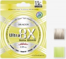 Plecionka Ultra 8X Nano to produkt japońskiej firmy Momoi, światowego lidera w produkcji żyłek i plecionek wędkarskich. Wytworzona w technologii ośmiosplotowej, z najnowocześniejszego włókna typu HPPE, charakteryzuje się znakomitymi właściwościami użytkowymi. Dzięki bardzo gęstemu splotowi w ogóle nie wchłania wody, znakomicie układa się na szpuli kołowrotka, bez względu na zastosowany typ przekładni odpowiedzialnej za posuw szpuli. Nie ma przy tym tendencji do zakleszczania się nawet pod dużym obciążeniem. Jedwabiście gładka powierzchnia zapewnia dalekie rzuty i nie niszczy przelotek. Plecionka charakteryzuje się znakomitą wytrzymałością liniową, jak i na węzłach. Specjalne wykończenie powierzchni zapobiega plątaniu się linki nawet przy rzutach pod wiatr.