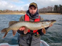 Slidery Salmo jak zwykle okazały się rewelacyjnie skuteczne. Wyjeżdżając na szczupakową wodę warto mieć ich kilka w pudełku.