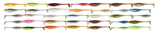 V-Lures BELLY FISH Pro jest przynętą w pełnym tego słowa znaczenia uniwersalną, wabi ryby w małych i dużych rzekach, w kanałach miejskich, w jeziorach i zbiornikach zaporowych. Możemy ją polecać do opadu, równomiernego prowadzenia z różnymi prędkościami, do gwałtownego poszarpywania i do ekstremalnie wolnego przesuwania po dnie. Działa perfekcyjnie z małym i dużym obciążeniem, na główce jigowej i na haku offsetowym. Jej ogonek zawsze pięknie wachluje na boki, dolna część korpusu wije się płynnym ruchem a środkowa lekko migocze bokami. Podobnie jak inne gumy Dragon V-Lures Pro, BELLY FISH wytwarzana jest ze specjalnego kompozytu, w tym przypadku w wersji o bardzo dużej miękkości. Ma naturalny zapach krewetkowy a dla wygody zbrojenia wyposażona jest w system znaczników na grzbiecie. Bogata kolorystyka umożliwia dobranie skutecznego „koloru” w danym dniu.