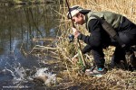 Waleczny jaź nieźle dokazywał na delikatnej wklejance okoniowej Millenium Senso Jig c.w. 1-7 g, żyłka 0,14 mm. Duże doświadczenie wędkarskie i opanowanie Oliwi pozwoliło lądować jazia ręką. To wędzisko doskonale nadaje się do ultralajtowego spinningowania.